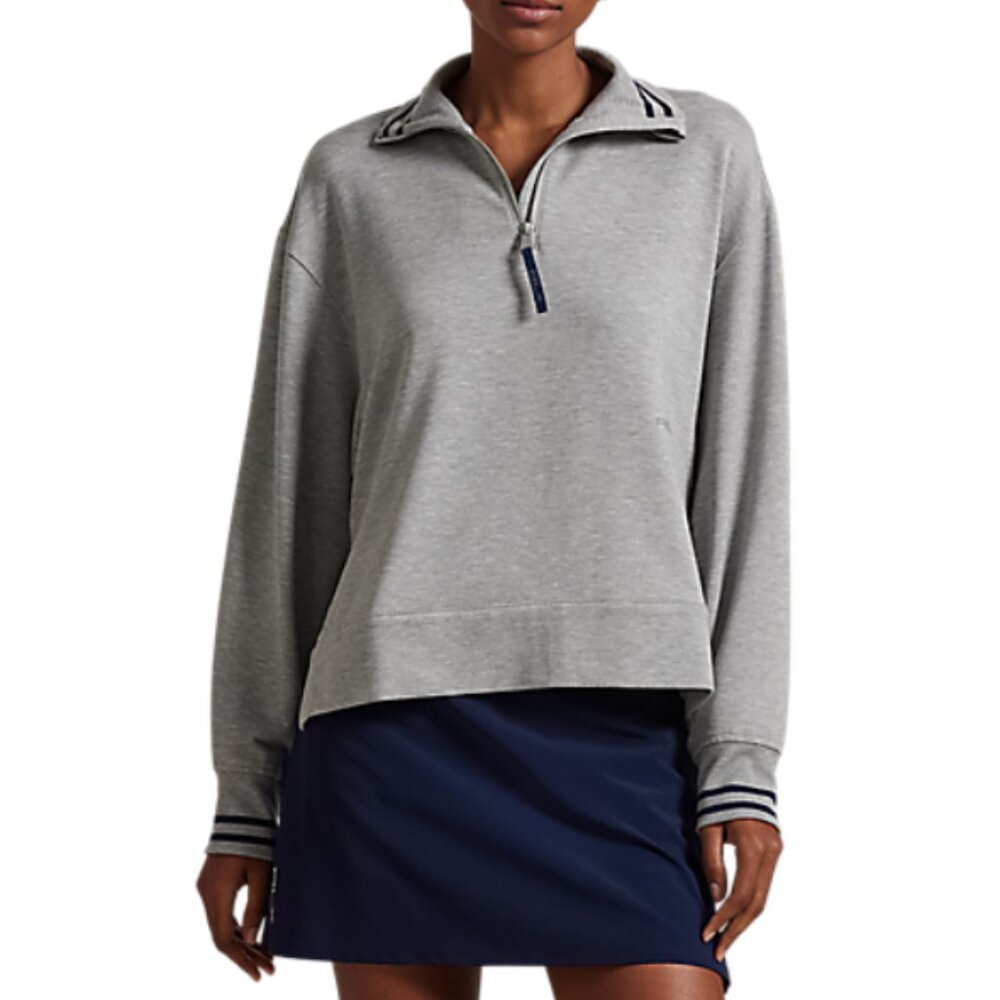 RLX Women's Long-Sleeve Cloud Fleece 1/2 Zip Mock Neck Pullover